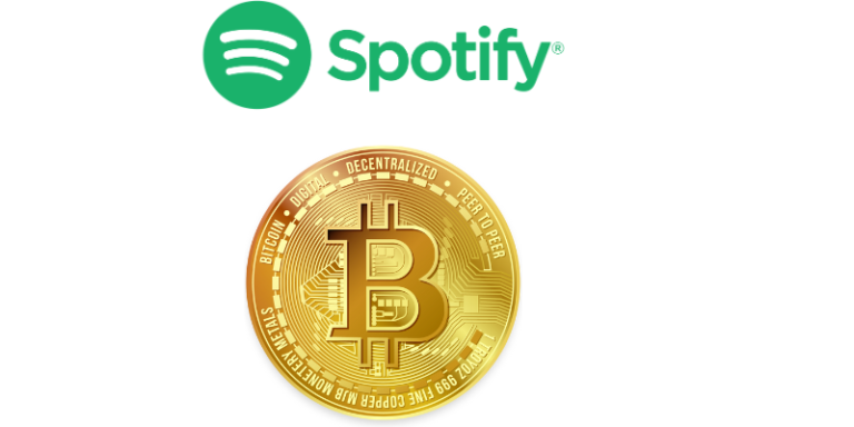 Spotify con bitcoin