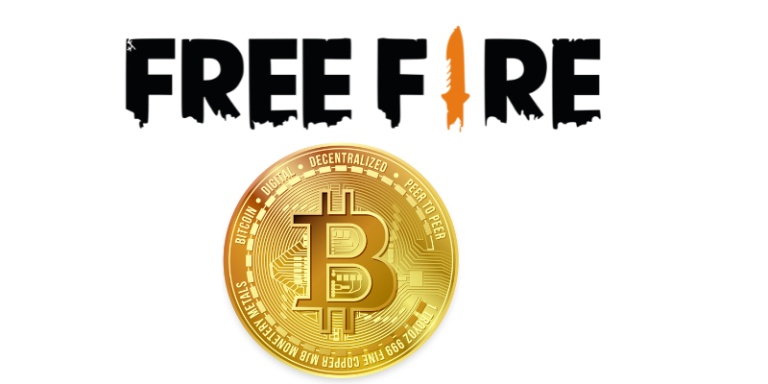 Pin de Free Fire con Bitcoin